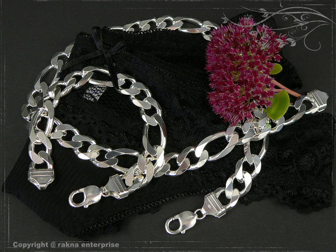 Bracelets 925 Sterling Silver width 13,0mm  solid