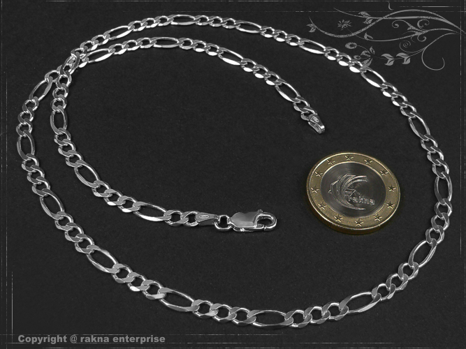 Curb chains 925 Sterling Silver width 9,0mm  solid