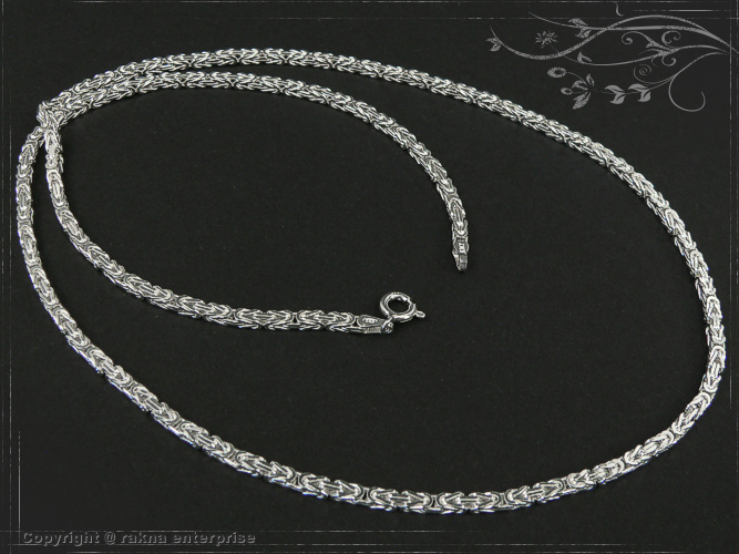 Byzantine - King chain 925 sterling silver width 2,5mm massiv