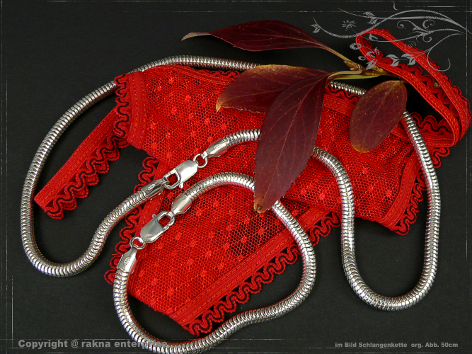 Snake Chains 925 silver 5mm Combination