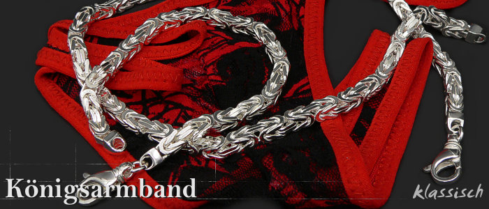 Königskette Armband - Sterling Silber  