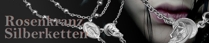 Silberketten Rosenkranz Typ-Kugel 