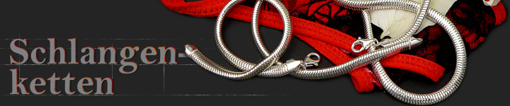 Schlangenketten - 925 Silber -Oval  