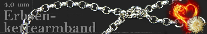 Erbsenkette Armband 4,0mm  