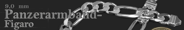 Figarokette - Armband 9,0mm  