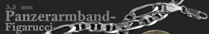 Figarucci  Panzerkette Armband 5,5mm   Figarucci  Panzerkette Armband 5,5mm