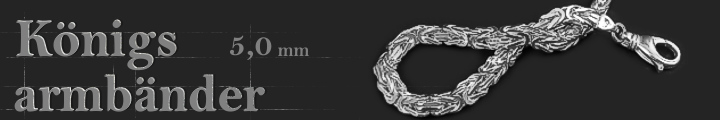 Königskette Armband 5mm  