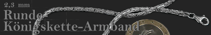 Königskette Armband Rund 2.3mm 