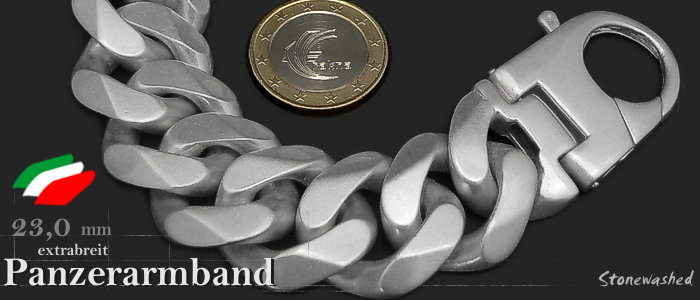 Panzerarmband  23mm Stonewashed  