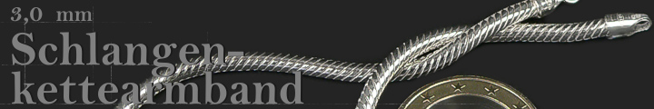 Schlangenkette Armband Rund 3mm   Schlangenkette Armband Rund 3mm