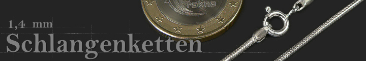 Schlangenketten Rund 1.4mm  