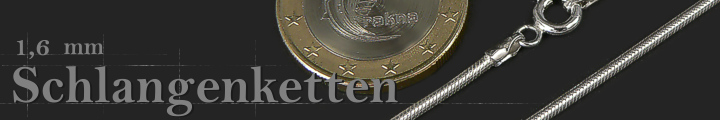 Schlangenketten Rund 1.6mm 