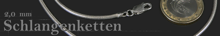 Schlangenketten Rund 2mm  