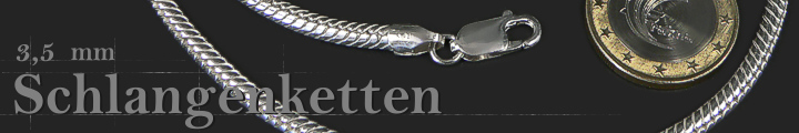 Schlangenketten Rund 3.5mm   Schlangenketten Rund 3.5mm