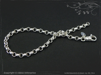 Silberkette Erbsenkette Armband B4.0L22
