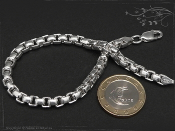 Silberkette Armband Venezia Ru B5.3L19 massiv 925 Sterling Silber