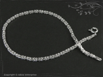 Königskette Armband B2.0L16 massiv 925 Sterling Silber