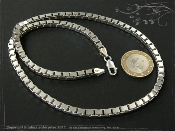 Silberkette Venezia B4.5L75 massiv 925 Sterling Silber