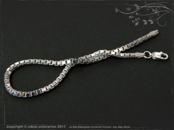 Silberkette Armband Venezia B2.5L18