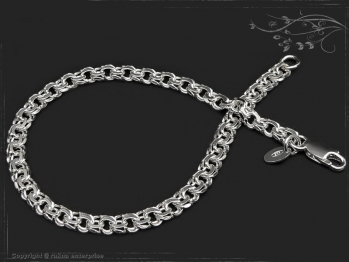 Garibaldikette  Armband B5.0L17 massiv 925 Sterling Silber