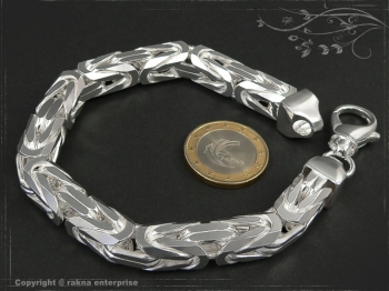 Königskette Armband B10.0L25 massiv 925 Sterling Silber
