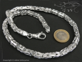 Königskette B7.0L55 massiv 925 Sterling Silber