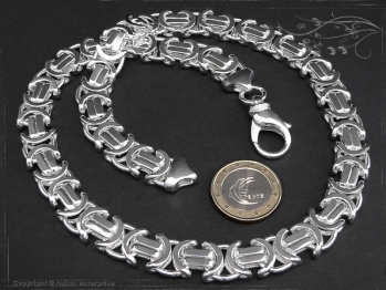 Königskette Flach B11.0L55 massiv 925 Sterling Silber