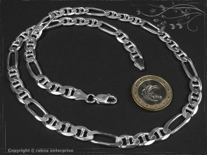 Figarucci-Curb Chain B7.5L55 solid 925 Sterling Silver