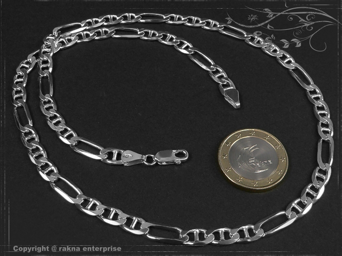 Figarucci-Curb Chain B5.5L60 solid 925 Sterling Silver