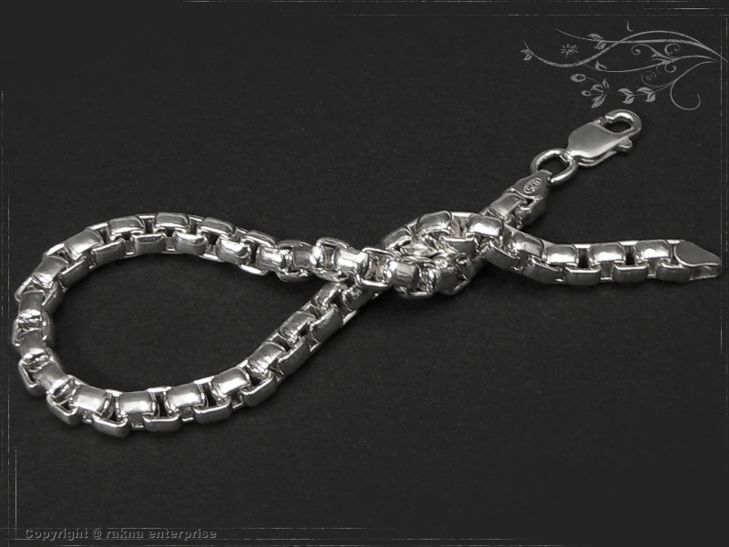 Silver Chain bracelet Venezia Ru B5.3L18 solid 925 Sterling Silver