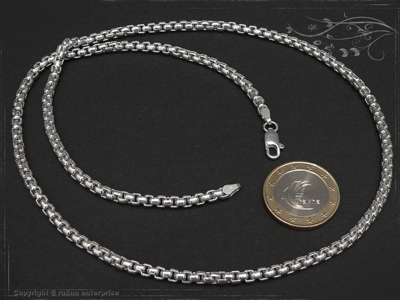 Silberkette Venezia Ru B3.7L60 massiv 925 Sterling Silber