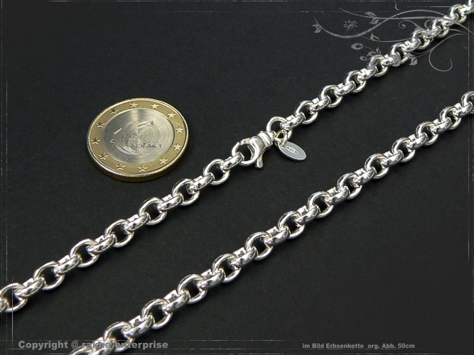 Belcher Chain B5.5L45 solid 925 Sterling Silver