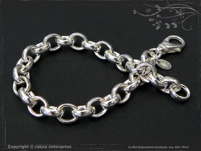 Silberkette Erbsenkette Armband B8.2L19 massiv 925 Sterling Silber