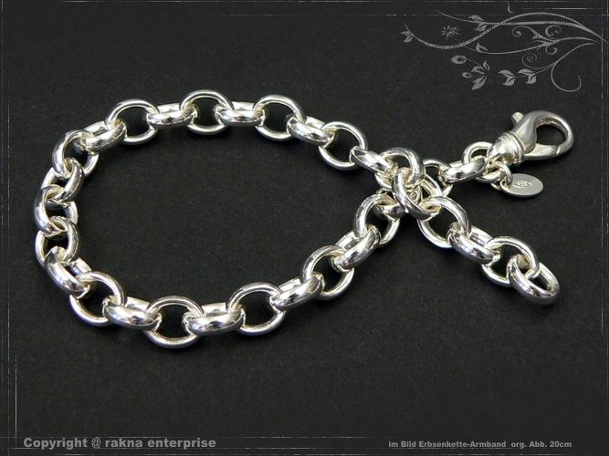 Belcher Bracelet B7.0L22 solid 925 Sterling Silver