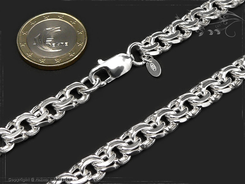 Garibaldi  Curb Chain B8.5L60 solid 925 Sterling Silver
