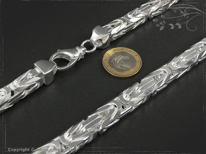 Byzantine chain B10.0L80 solid 925 Sterling Silver