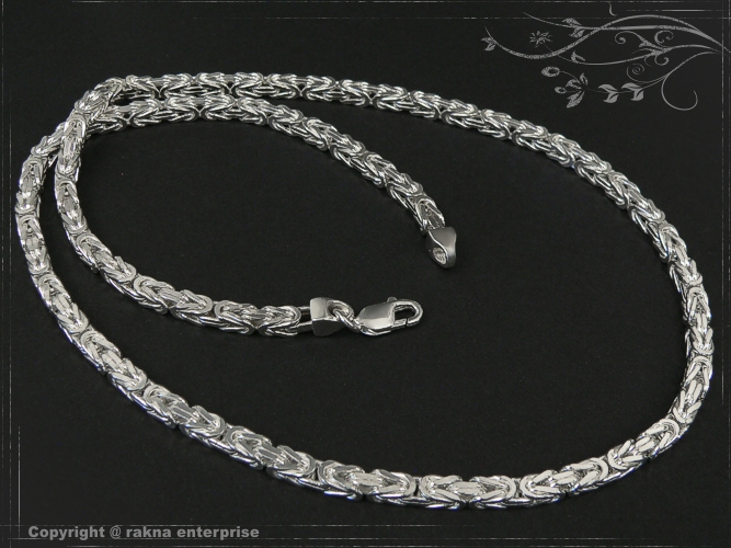 Byzantine chain B4.5L50 solid 925 Sterling Silver