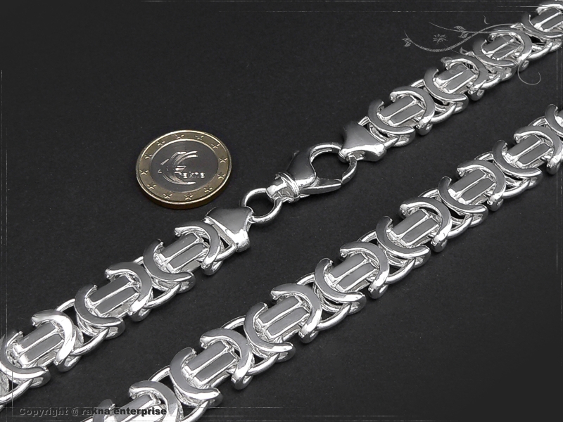 Byzantine chain B14.0L45 solid 925 Sterling Silver