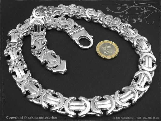 Byzantine chain B17.0L75 solid 925 Sterling Silver