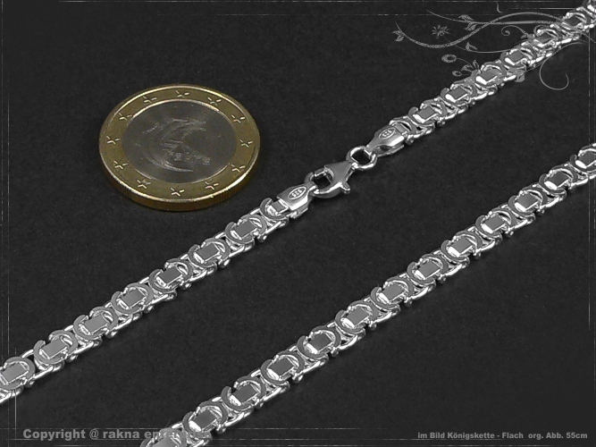 Byzantine chain B4.6L45 solid 925 Sterling Silver
