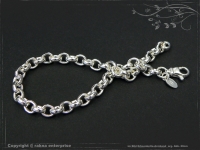 Silberkette Erbsenkette Armband B5.5L21