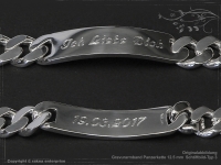 ID Panzerarmband Gravur-Platte B12.5L21