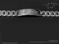 ID Panzerarmband Gravur-Platte B12.5L18