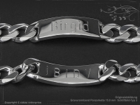 ID Panzerarmband Gravur-Platte B15.0L19