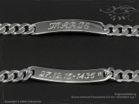 ID Panzerarmband Gravur-Platte B8.0L22