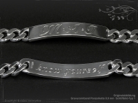 ID Panzerarmband Gravur-Platte B8.0L23