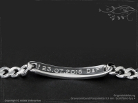 ID Panzerarmband Gravur-Platte B8.0L23