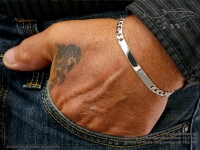 ID Panzerarmband Gravur-Platte B5.5L19 