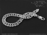 Zwillings Panzerkette Armband B8.0L19