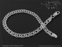 Zwillings Panzerkette Armband B5.5L24 